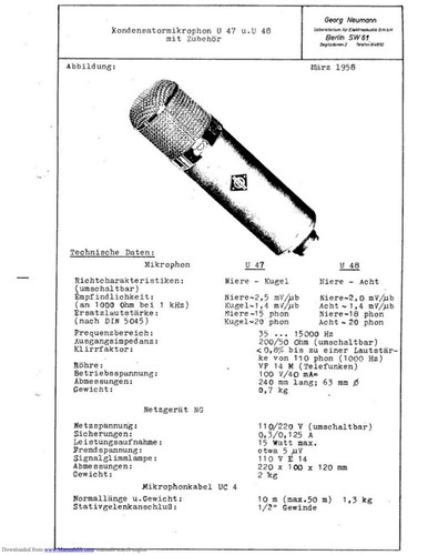 Neumann u47 vintage - neumann,